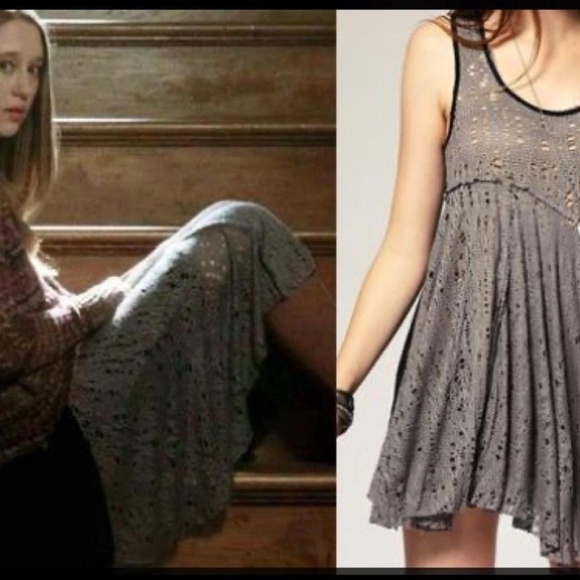 Free People Lucious lagoon web lace slip dress in white and pink - Picture 3 of 5